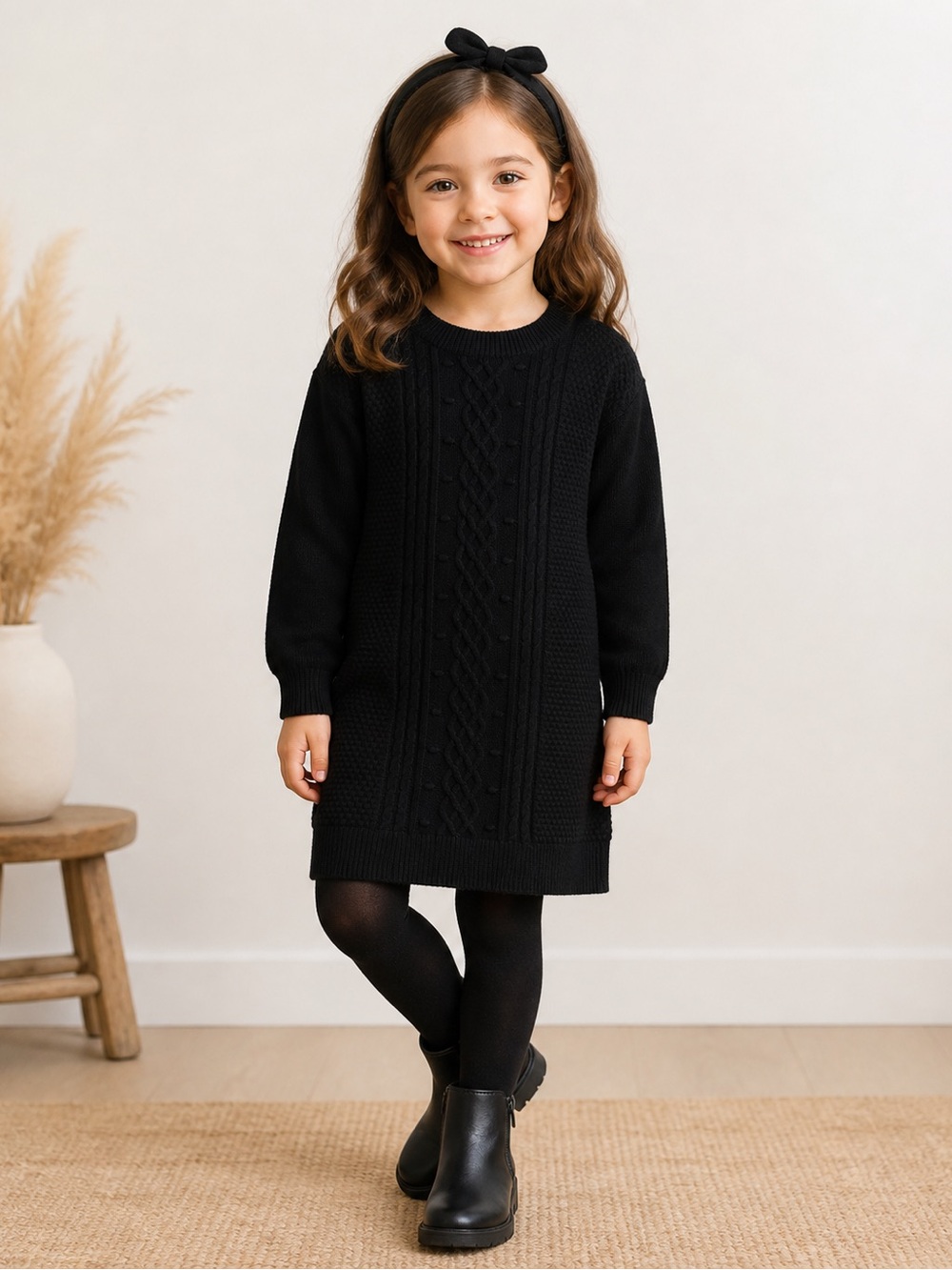 GAP Kids Cable-Knit Sweater Dress - XS (4-5)